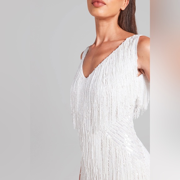 SADIE WHITE DRESS - Picture 6 of 12